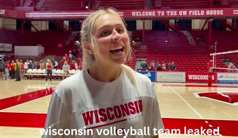 wisconsin volleyball team pictures unfiltered|Volleyball